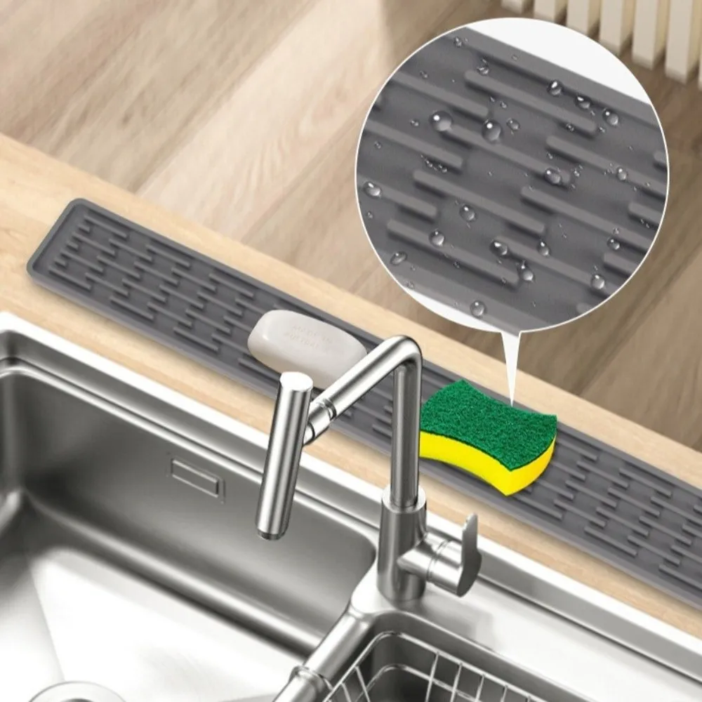 Silicone Tap Washer - Antypoślizgowa Silikonowa Mata Ociekowa Składana Mata