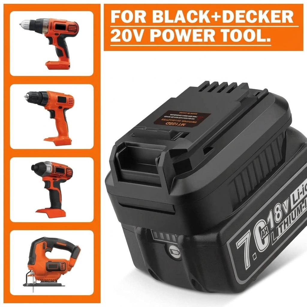 Black+Decker Tool Cordless - Konwerter do przeróbki narzędzi akumulatorowych Makita