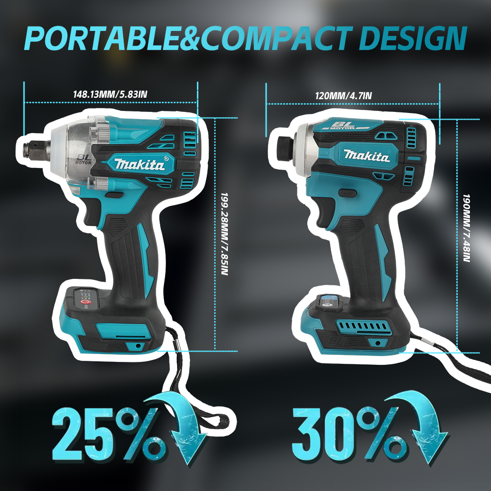 Makita Drill Dtw300 - Makita DTW300 Bezszczotkowy Akumulatorowy Klucz Udarowy,