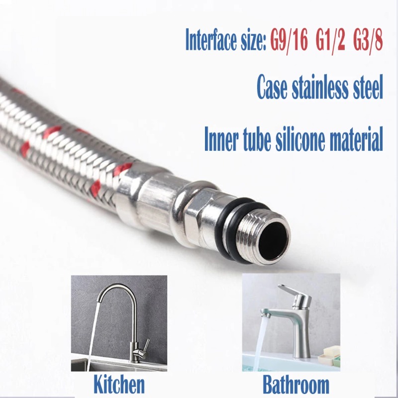 2 SZT. 60cm Elastyczne Przewod – Flexible Hose Braided recenzja i cena