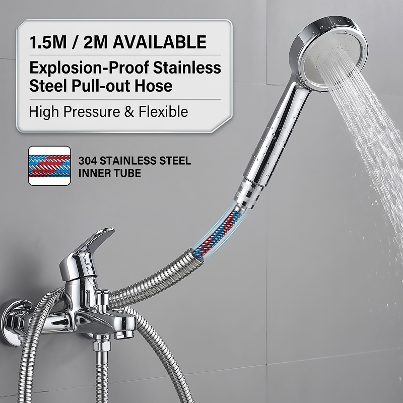 Wąż prysznicowy ze stali nierd – Flexible Hose Braided recenzja i cena