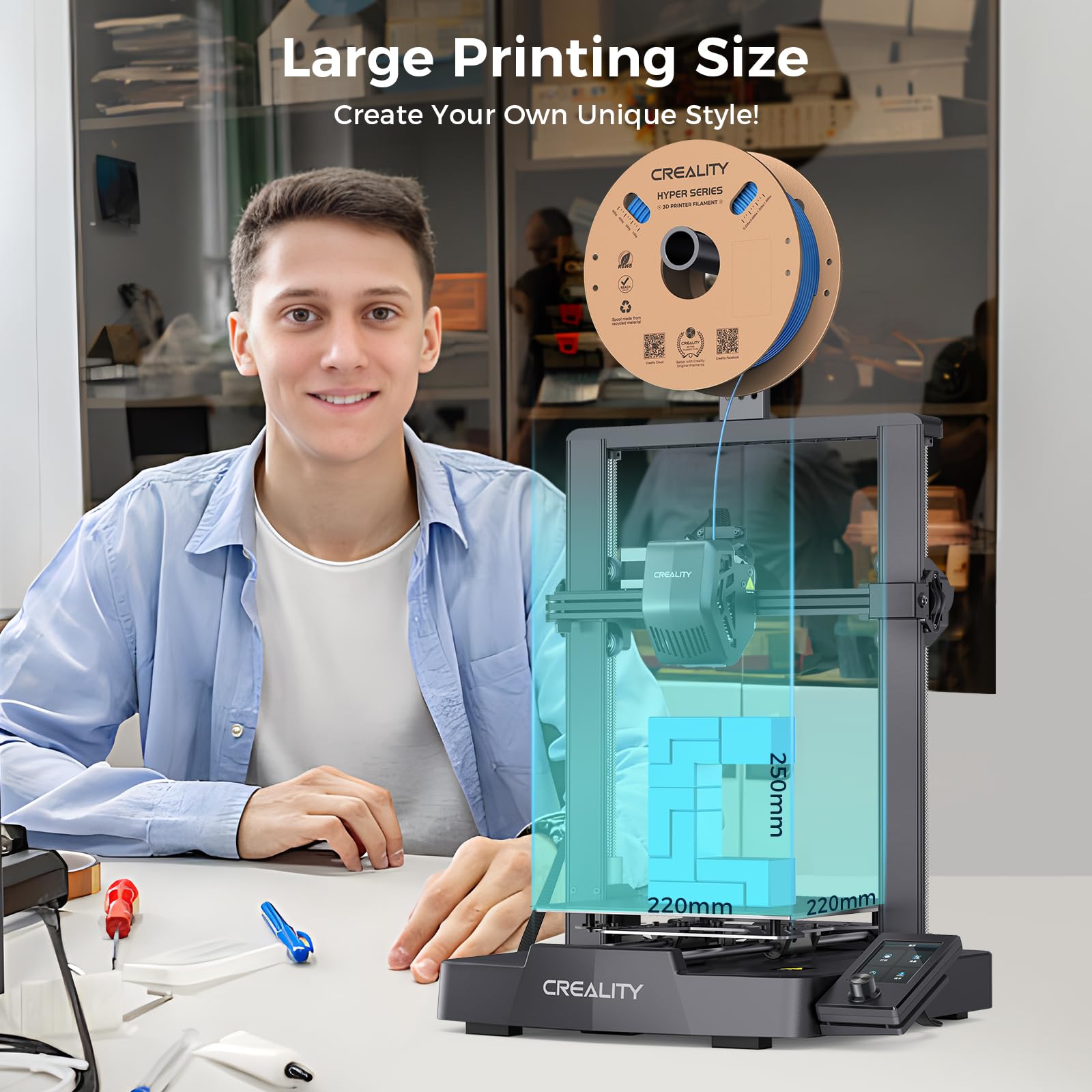 CREALITY Ender-3 V3 SE Drukark – Creality Printer Ender 3 V3 recenzja i cena